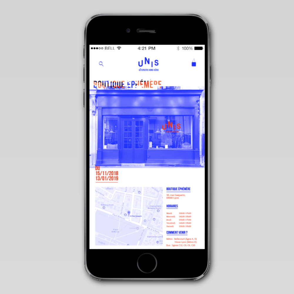 App Boutique Ephemere